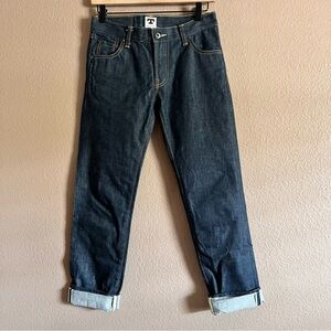 Tellason White Oak Cone Denim Straight Leg Jeans Size 26 Made in USA